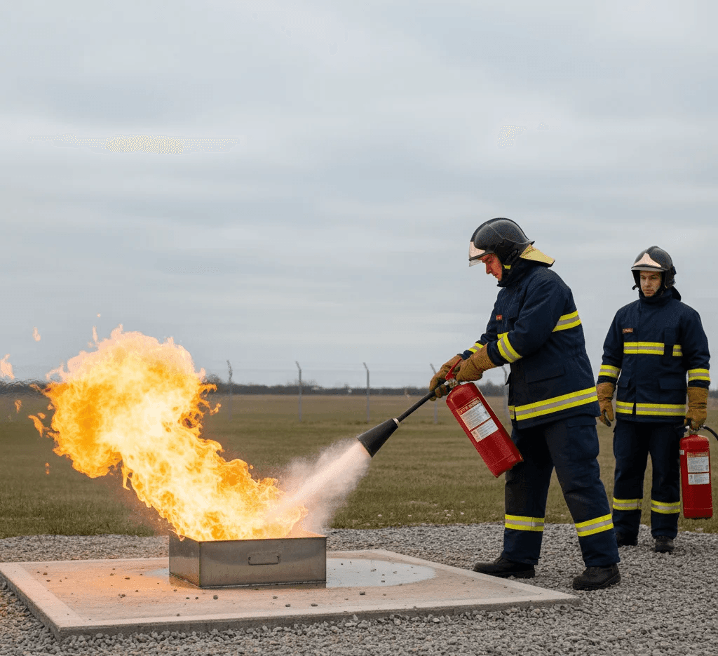 Area simulazione incendio